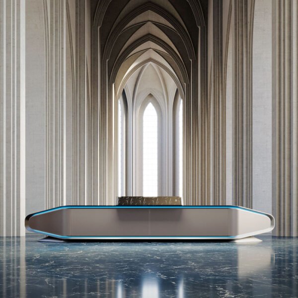 Customizable Modern Office Reception Front Desk U Shape Reception Counter