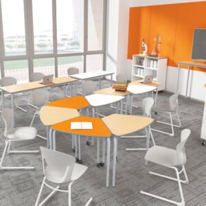 Office Conference Chair Stackable Design Stainless Steel L Shape Legs Chair