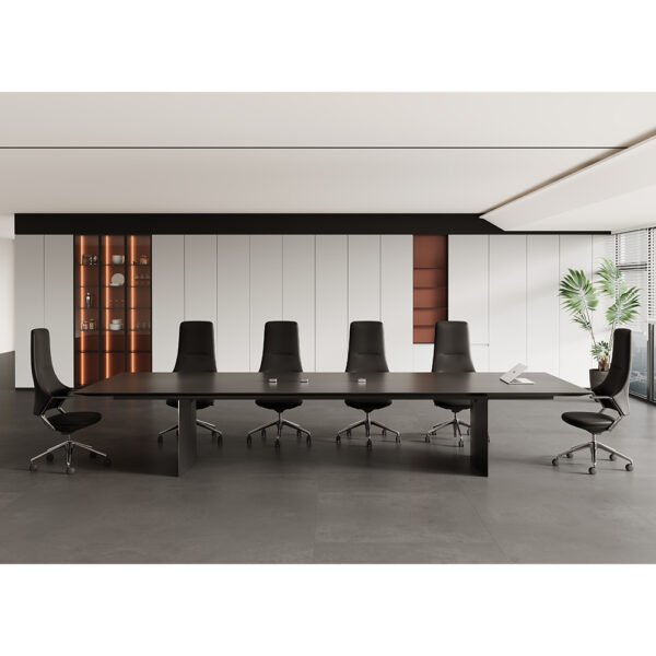 Conference Room Tables and Chairs 6 8 Person Wooden Long Conference Table - 图片 3
