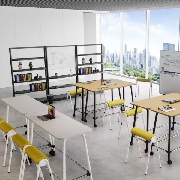 Standing Desk Stool Low Price Office Conference Tall Stool Height Bar Stool Chairs for High Counters in Office - 图片 3
