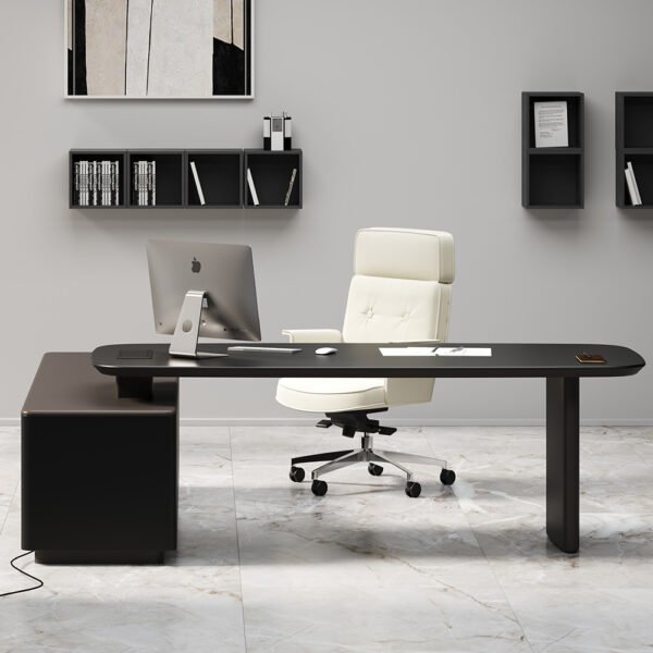 Antique Design Meeting Chair Sleek Vintage Styled Office Business Chair - 图片 3