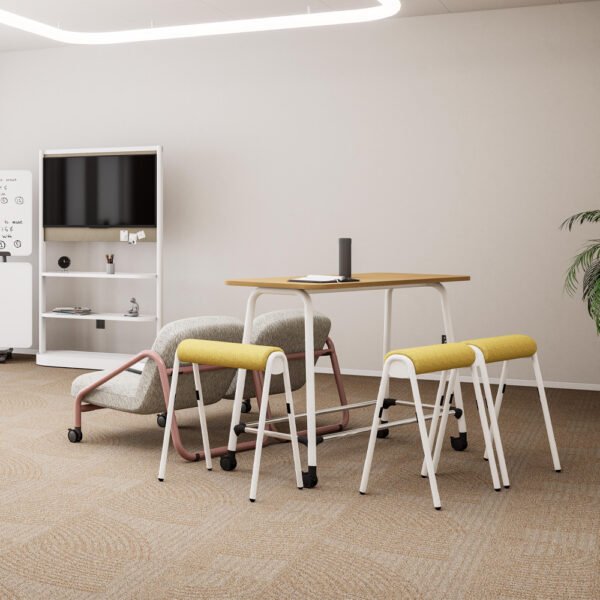 Standing Desk Stool Low Price Office Conference Tall Stool Height Bar Stool Chairs for High Counters in Office - 图片 2