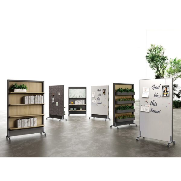 Magnetic Office Whiteboard Mobile Plant Rack Partition Electronic Hanger Home Office - 图片 4