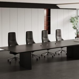 Conference Room Tables and Chairs 6 8 Person Wooden Long Conference Table