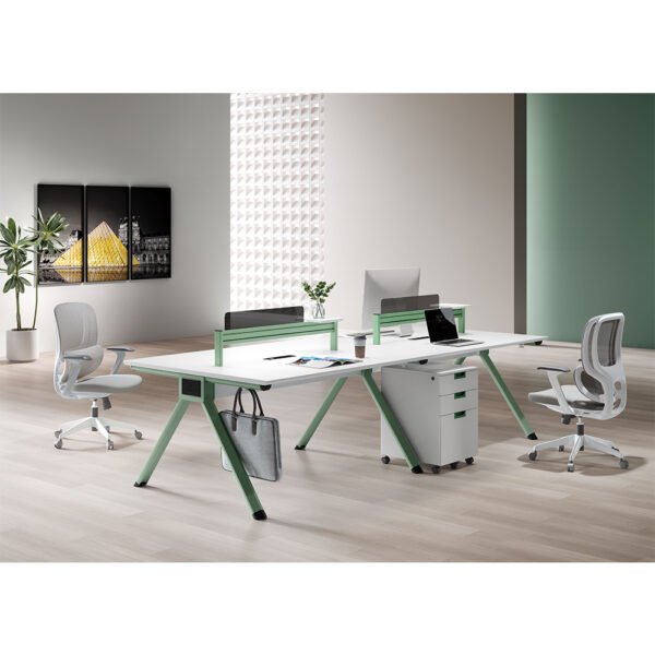 Office Furniture Cubicle Work Station 4 Person Office Desk - 图片 2