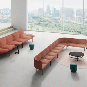 Hall Reception Area Leisure Office Lobby Modular Waiting Area Sectional Sofa