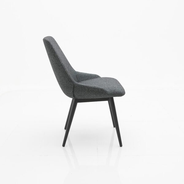 Modern Design Comfortable PU Dining Room Office Reception Lounge Meeting Area Leisure Chair - 图片 3