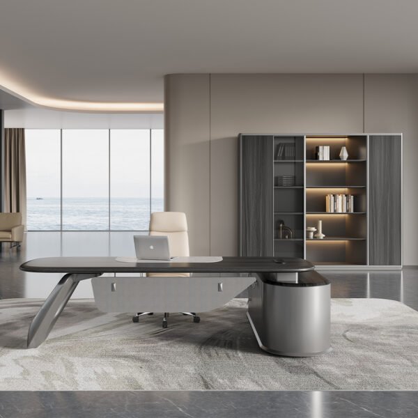 Modern L Boss Manager CEO Executive Desk