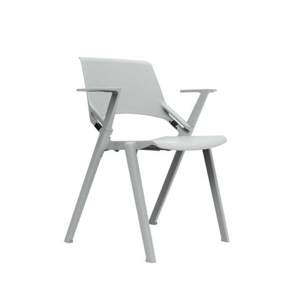 Office School Project Conference Chair Black Mesh Breathable Meeting Room Folding Chair - 图片 2