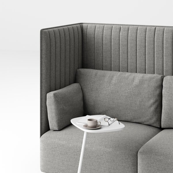 Office Meeting High Back Fabric Private Space Waiting Reception Room Sectional Office Booth Sofa - 图片 4