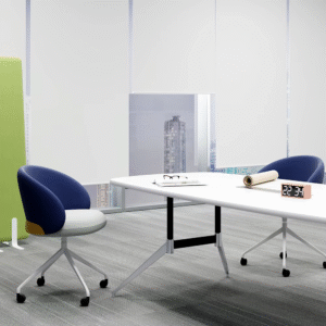 Factory Wholesale Simple Staff Workspace Conference Small Meeting Table Design Conference Chairs Meeting Furniture Set