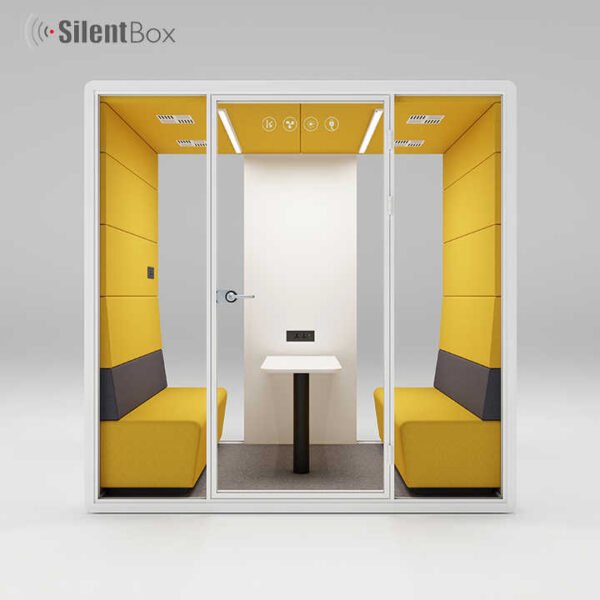 High Quality Office Home Silence Booth Privacy Prefab Booth Aluminum Meeting Pods - 图片 3