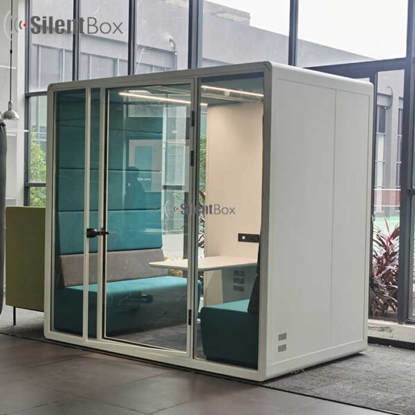 High Quality Office Home Silence Booth Privacy Prefab Booth Aluminum Meeting Pods - 图片 4