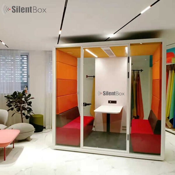 High Quality Office Home Silence Booth Privacy Prefab Booth Aluminum Meeting Pods - 图片 5