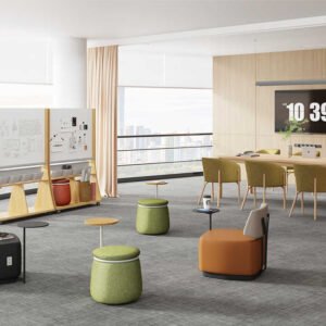 Office Conference Leather Chair for Conference Room New Design Leisure Conference Table and Chairs Set
