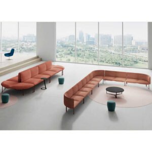 Office Lobby Modular Waiting Area Sectional Sofa