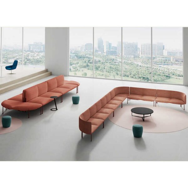 Office Lobby Modular Waiting Area Sectional Sofa