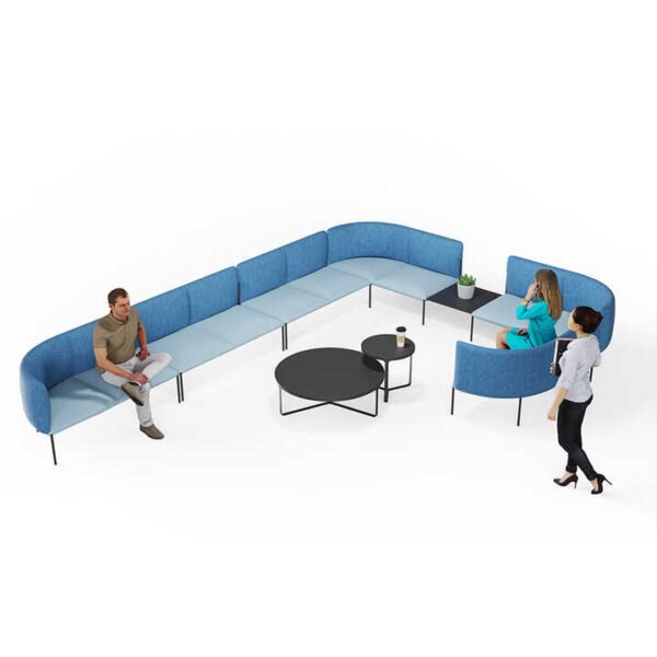 Office Lobby Modular Waiting Area Sectional Sofa - 图片 4