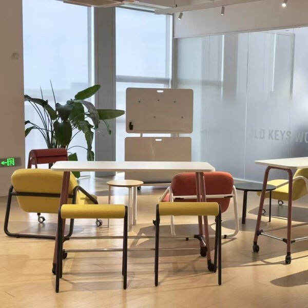 Standing Desk Office Chair Stool Low Price Office Conference Tall Stool Height Bar Stool Chairs for High Counters in Office - 图片 3