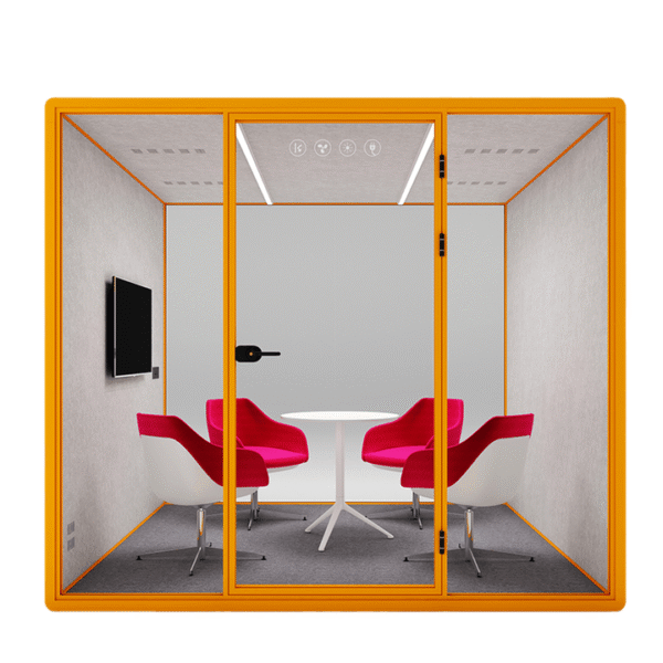 Small Single Person Phone Booth Private Work Pod - 图片 4