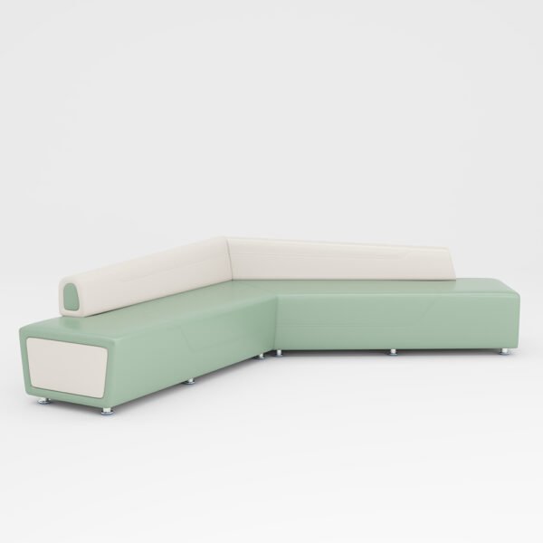 Modern Design Round Settee Lobby Sofa Conference Office Waiting Room Sofa Benches Furniture for Entrances - 图片 4