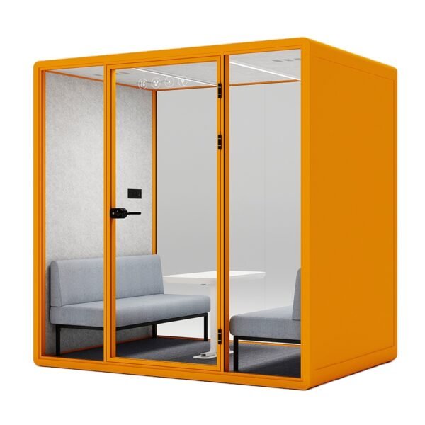 Small Single Person Phone Booth Private Work Pod - 图片 3