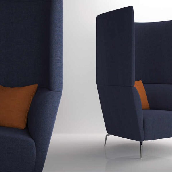 Modern High Back Office Acoustic Sofa Set Lounge Chair - 图片 3