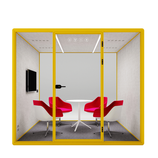 Small Single Person Phone Booth Private Work Pod - 图片 2