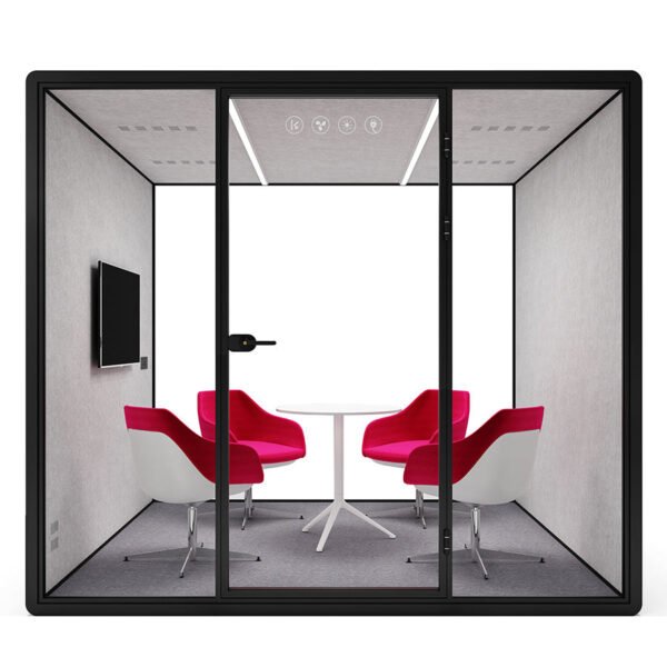 Small Single Person Phone Booth Private Work Pod - 图片 6