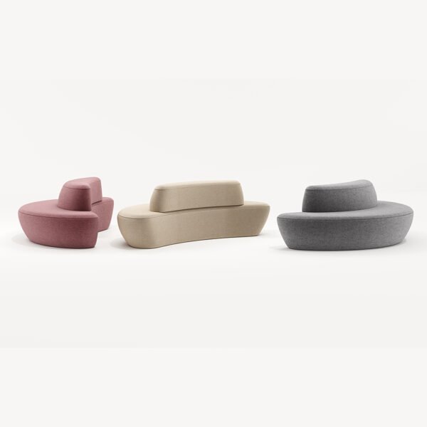 Modular Comfy Sofa Salon Half-Circle Waiting Room Sofa - 图片 4