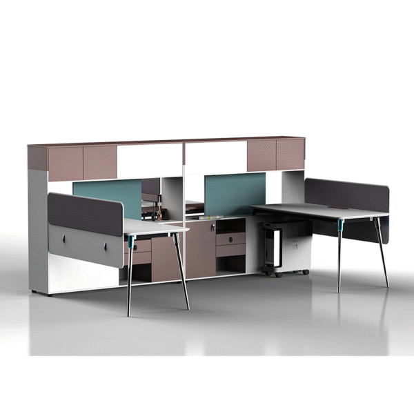 Modern Classy Home Modular Workstation Supplies Work Station Organizer Office Desk Luxury Executive Office Staff Table Partition