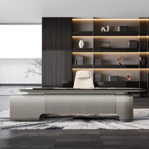Gray CEO BOSS Office Executive Desk