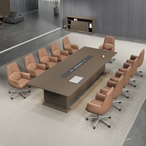 Factory Direct OEM Big Size Wooden Conference Table Desk