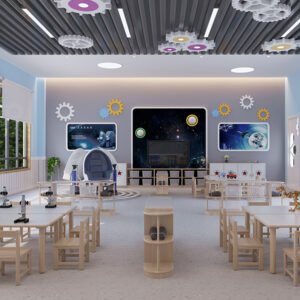Science Space Theme Preschool Classroom Children Daycare Science Center Furniture