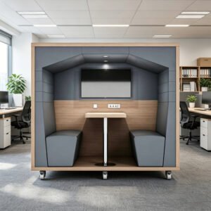 Partition Lounge Business High-back Office Booth Sofa